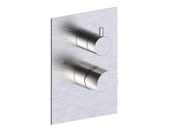 BORGIA 89541 - Single handle stainless steel shower mixer with diverter by Rubinetterie Frattini - view 2